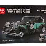Vintage Car WK10726-7 klocki konstrukcyjne 340 elementów zielono-czarn