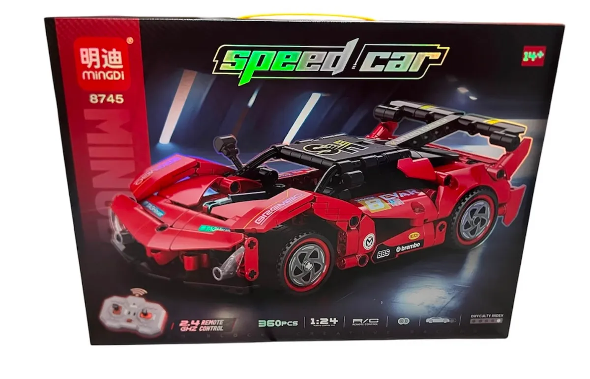 Mingdi Speed Car Czerwony Zdalnie Sterowany 1:24 360 elementów WK10726