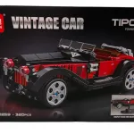 Vintage Car Tipo-B model klocków 320 elementów czerwono-czarny WK10726