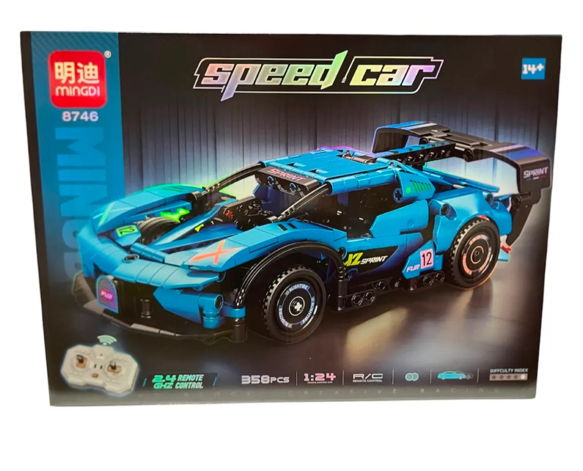 Speed Car Zdalnie Sterowany Model Samochodu 1:24 Niebieski WK10726-15