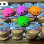 Kolorowe Antystresowe Gniotki Bun Sugar Edition z Uśmiechem WK10726-24