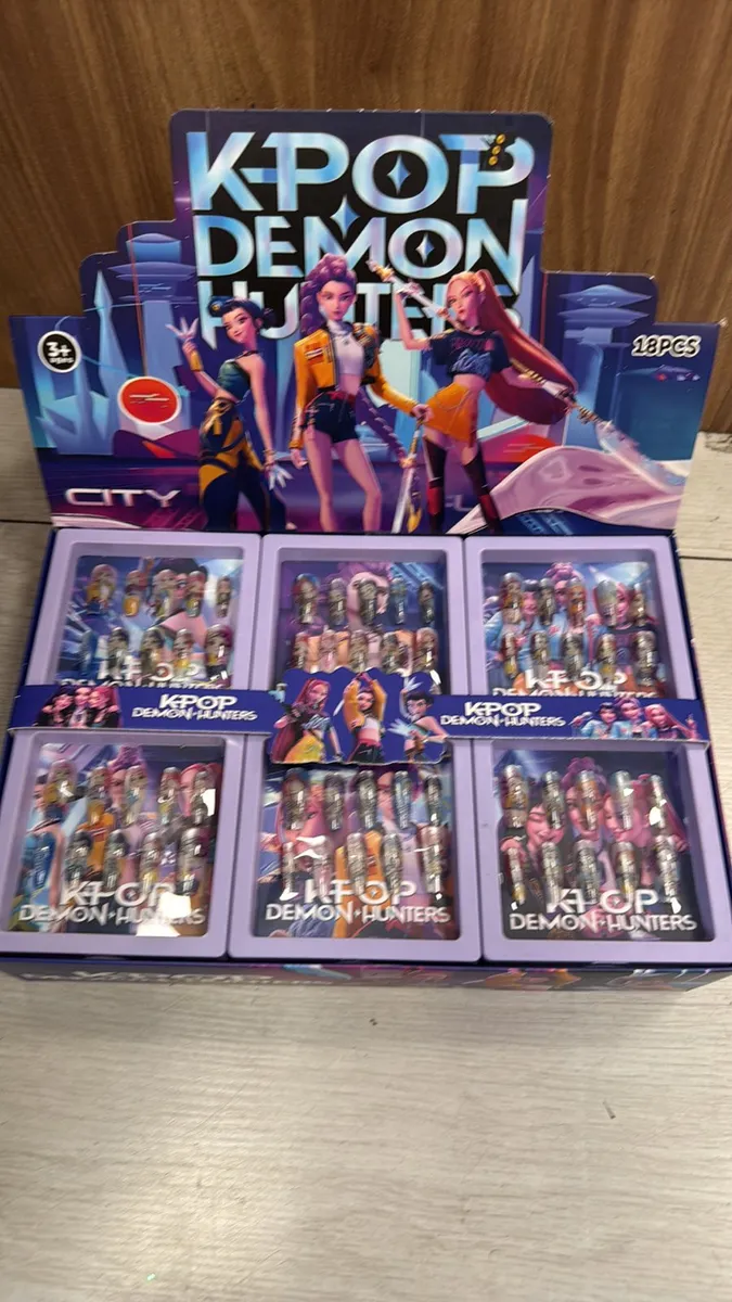 Klocki KPOP Demon Hunters 18 elementów zestaw figurek