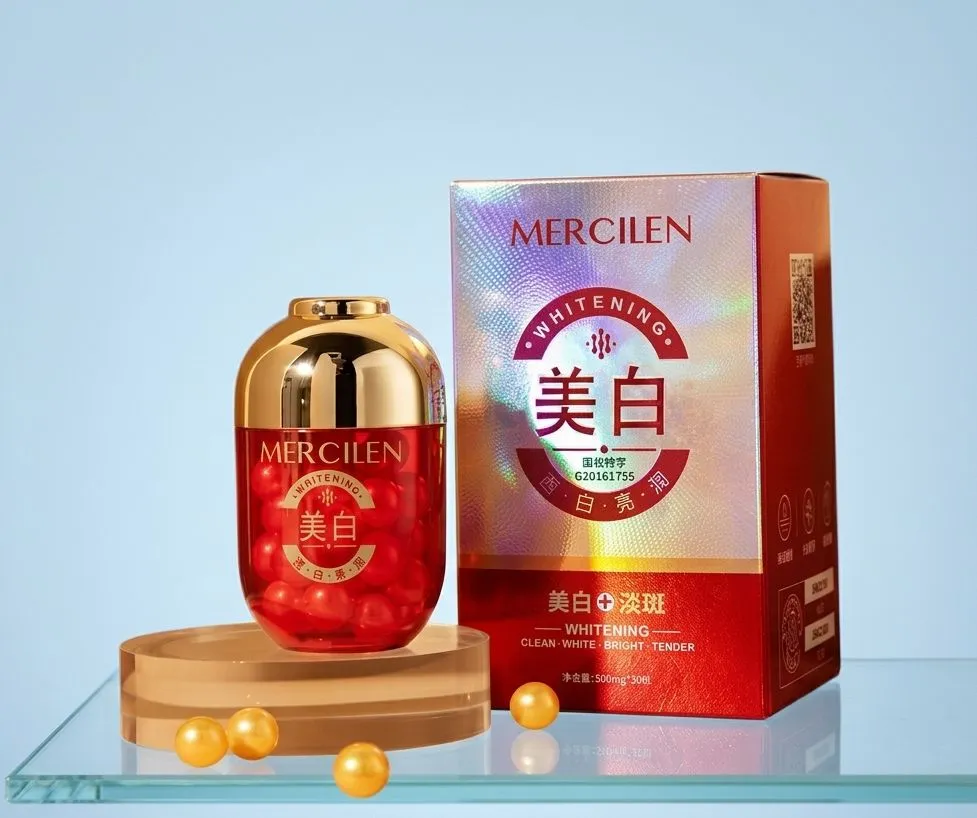 MERCILEN krem rybki antygrawitacyjne rozjaśniające 500mg 30szt