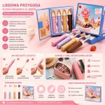 Zestaw składanych szczoteczek do zębów w kolorze lodowym 4 sztuki