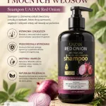 Szampon UAZAN Red Onion wzmacniający i zagęszczający włosy 500ml