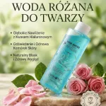 BBR Rose Woda Różana do Twarzy 500ml z Kwasem Hialuronowym