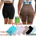 Legginsy damskie prążkowane bambusowe krótkie kolory mix