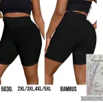 Legginsy bambusowe czarne 2XL-5XL wysoki stan