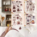 Ściereczki kuchenne z mikrofibry 35x75 cm z motywem kawy