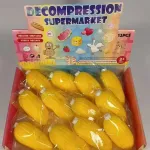 Żółty antystresowy kukurydza decompression supermarket 12 sztuk