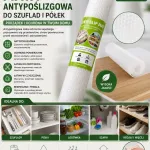 Mata antypoślizgowa do szuflad i półek 45x150 cm biała