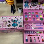 Zestaw do makijażu dziecięcy różowy z motywem Stitch