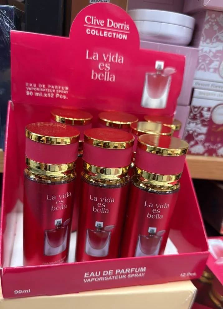 Clive Dorris Collection La vida es bella Perfum 90 ml czerwony flakon