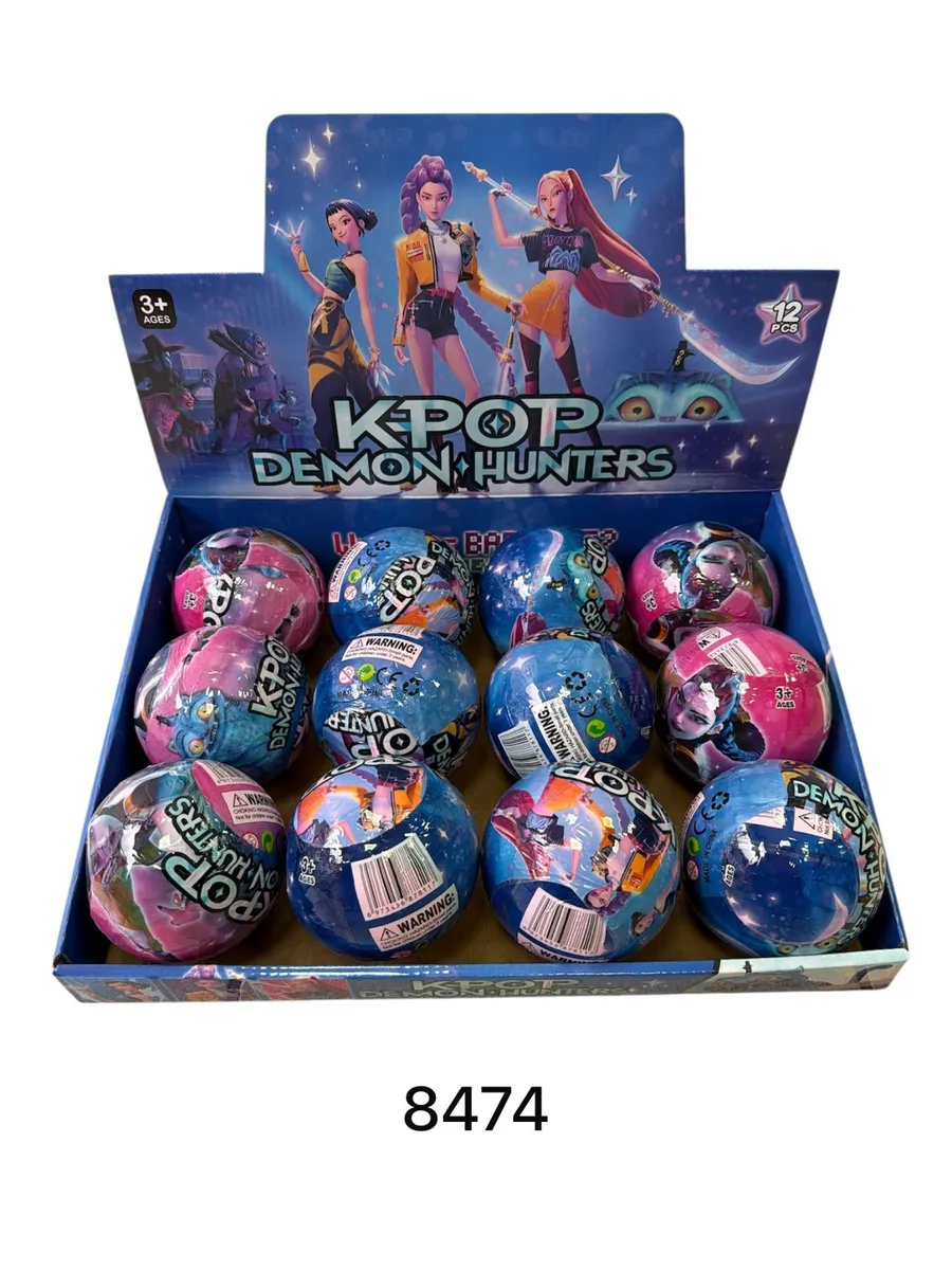 KPOP Demon Hunters Kulki Zabawki Figurkowe 12 sztuk Mix Kolorów