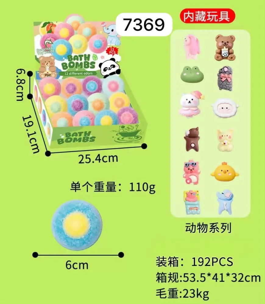 Kule do kąpieli Bath Bombs 12 zapachów kolorowe 6 cm