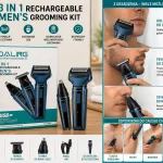 Trymer męski 3w1 DALING DL-9252 granatowy z USB
