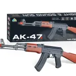 Replika karabinu AK-47 z efektami świetlnymi i dźwiękowymi