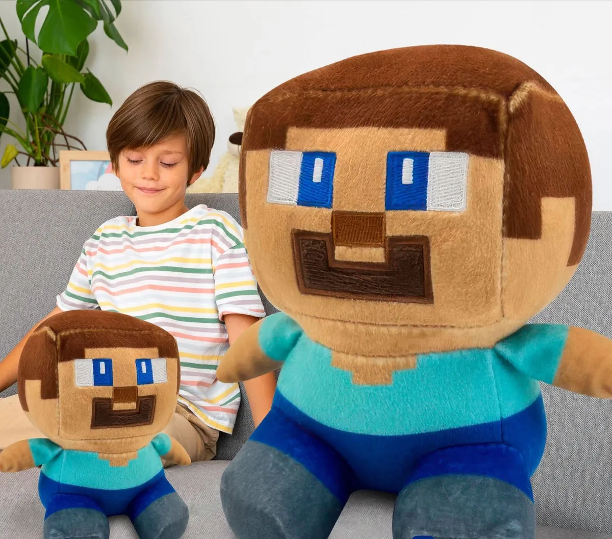 Miękka pluszowa maskotka Minecraft Steve 25 cm