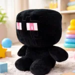 Pluszowa czarna maskotka Enderman 25cm Minecraft