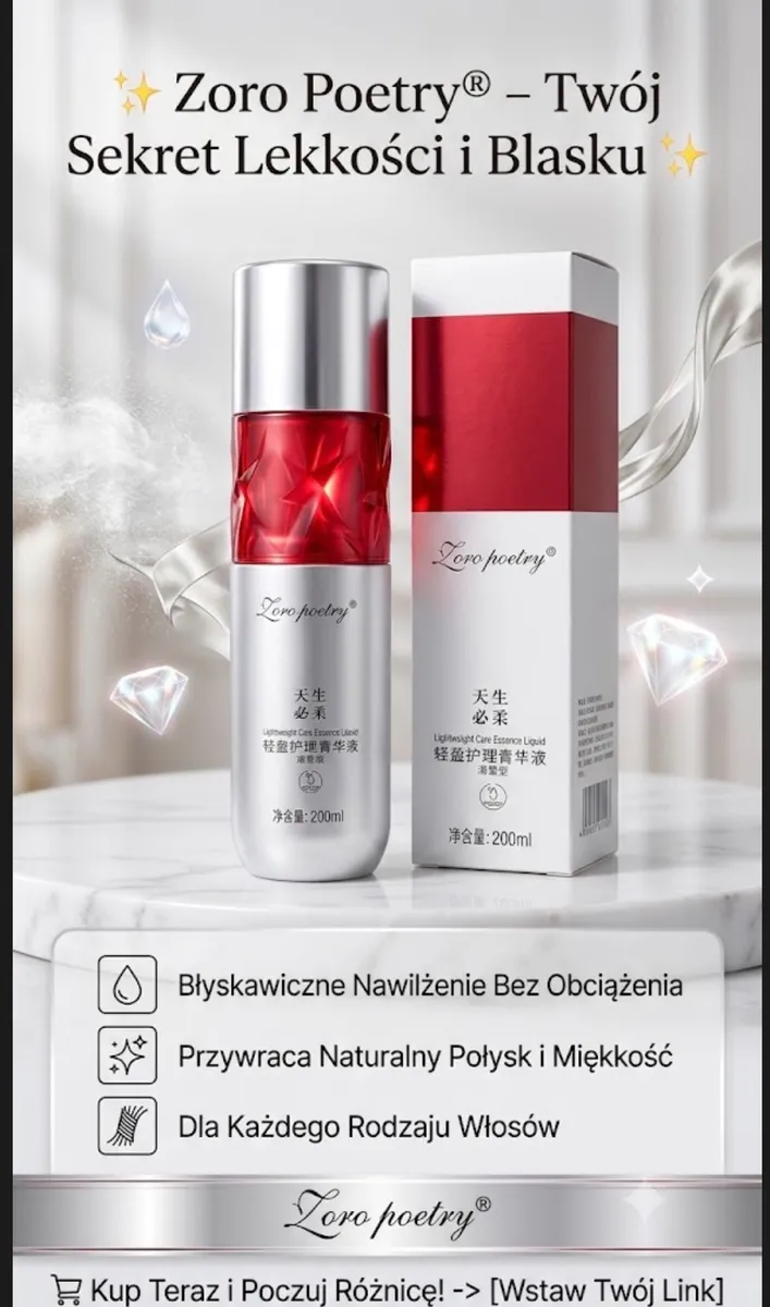 Olejek eteryczny do pielęgnacji włosów bez spłukiwania 200ml