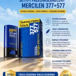 Sztyft przeciwsłoneczny MERCILEN 377+577 SPF50+ PA++++ granatowy