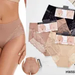 Majtki damskie z koronką Heat Underwear beżowe i czarne