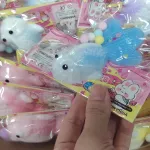 Miękka Antystresowa Ryba Squishy z Kolorowymi Kulkami