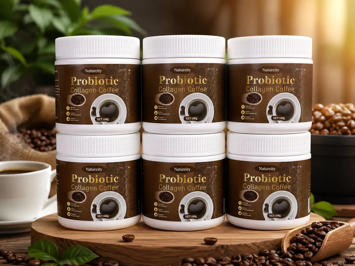 Natureity Probiotic Collagen Coffee 100g kawa rozpuszczalna z kolagenem i probiotykami