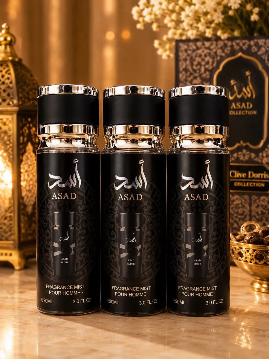ASAD Fragrance Mist czarny spray 90 ml męski zapach