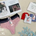 Koronkowe majtki damskie w zestawie kolorów M-XL