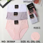 Majtki damskie HANA z koronką w pastelowych kolorach XL-3XL