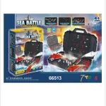 Gra strategiczna Sea Battle 2-osobowa 4+ lata z walizką