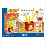 Flying French Fries Gra zręcznościowa z żółtymi frytkami i czerwonym pojemnikiem