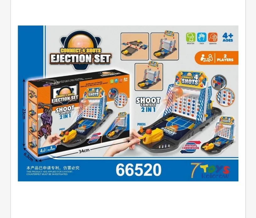 Zestaw do gry Connect 4 Shots Ejection Set 2w1 dla 2 graczy