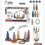 Zestaw do rzucania obręczami 14 elementów kolorowy 7 Toys