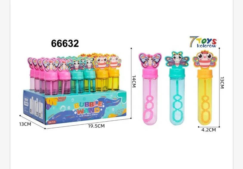 Kolorowe Bańki Mydlane z Motywem Zwierząt 13-14 cm 7 Toys