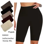 Legginsy damskie prążkowane mix kolorów 2XL-5XL