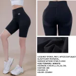 Legginsy Rybka Czarne Wysoki Stan Elastyczne