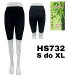 Legginsy damskie krótkie czarne QUEENE rozmiar S-XL