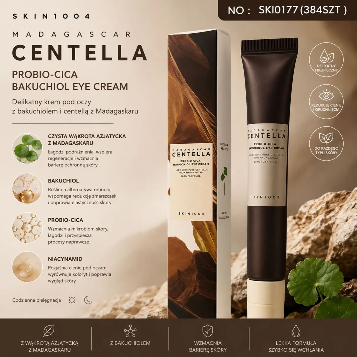 Centella Probio-Cica Bakuchiol krem pod oczy 20 ml