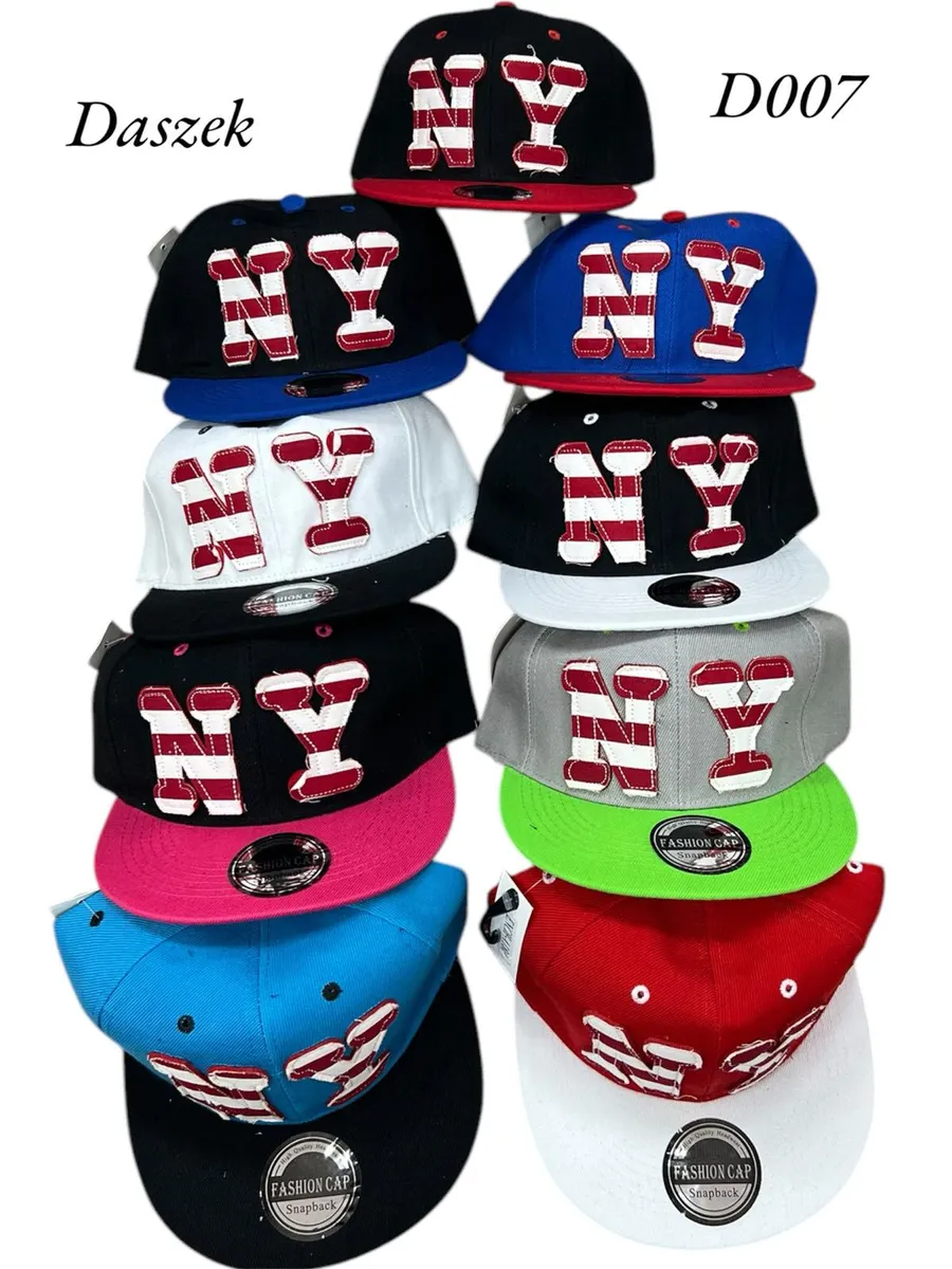 Daszek NY kolorowy snapback z haftem 2023