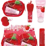 Zestaw kosmetyków Apple Lips Kit + Hand Cream z etui w kształcie jabłka