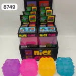 Nice Cube Antystresowa Kostka Sensoryczna Kolorowa