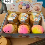 Kolorowe miękkie squishy bułeczki antystresowe 3+