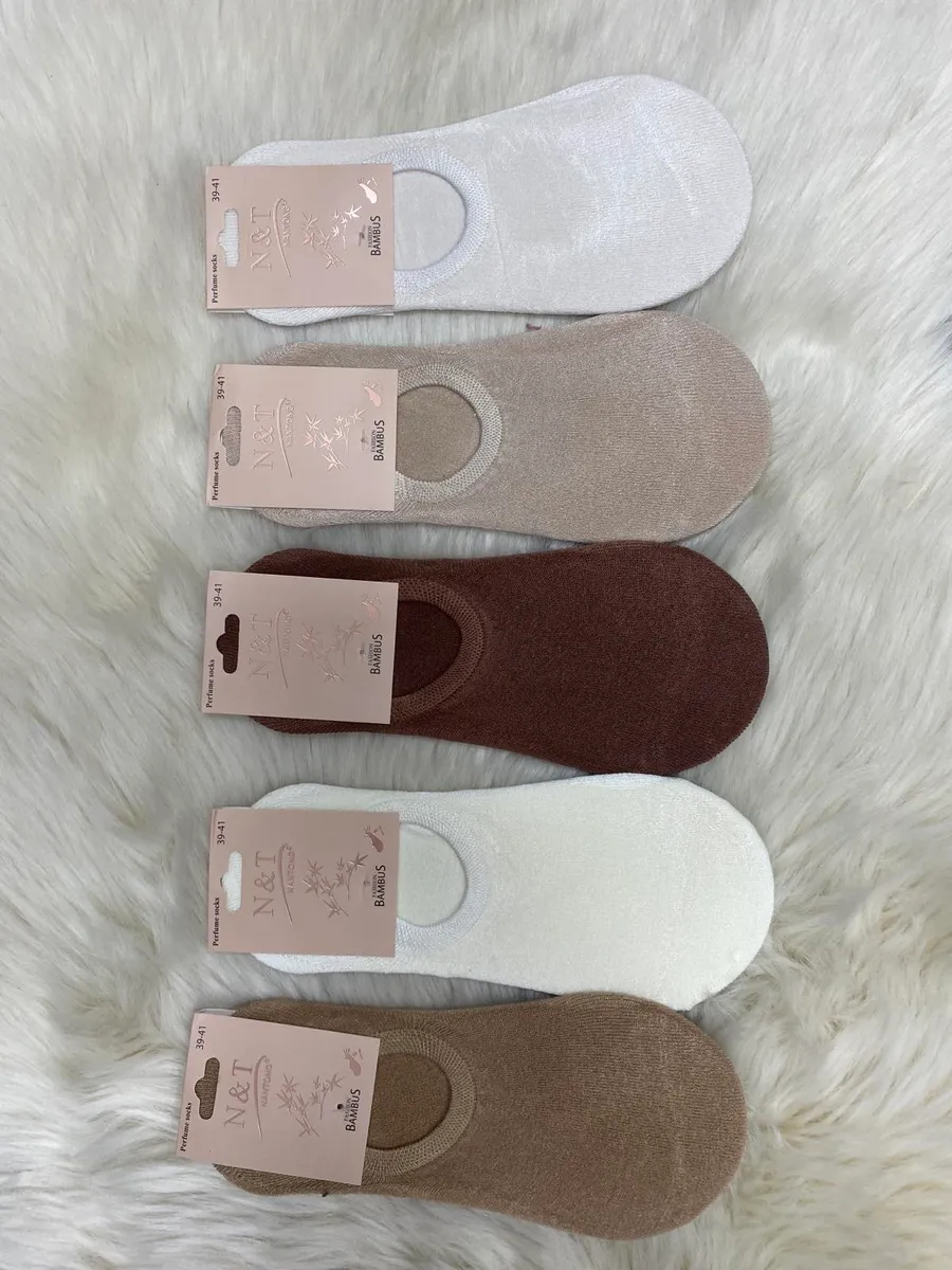 Stopki bambusowe N&T pastelowe kolory 39-41