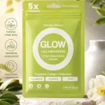 Plastry kolagenowe GLOW do pielęgnacji skóry 30 sztuk zielone