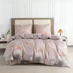 Komplet pościeli 3D satyna bawełniana 200x220 cm pastelowy wzór