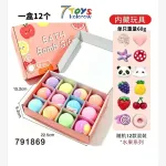 Zestaw 12 kolorowych kul do kąpieli z zabawkami 7 Toys