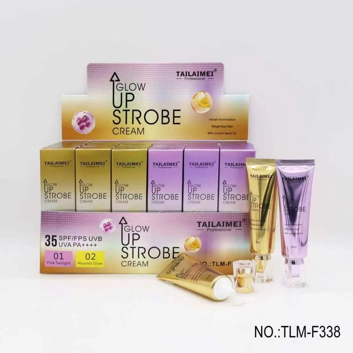 Glow Up Strobe Cream rozświetlający krem do twarzy SPF35 35ml