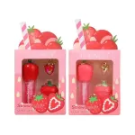 Zestaw kosmetyczny Strawberry Make Up Kit z błyszczykiem i akcesoriami